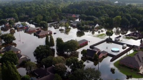 Flooded house near Baton Rouge.