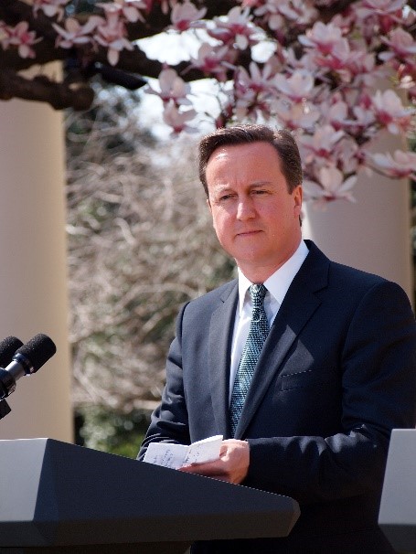 Prime Minister David Cameron who is in support of Britain staying in the EU
