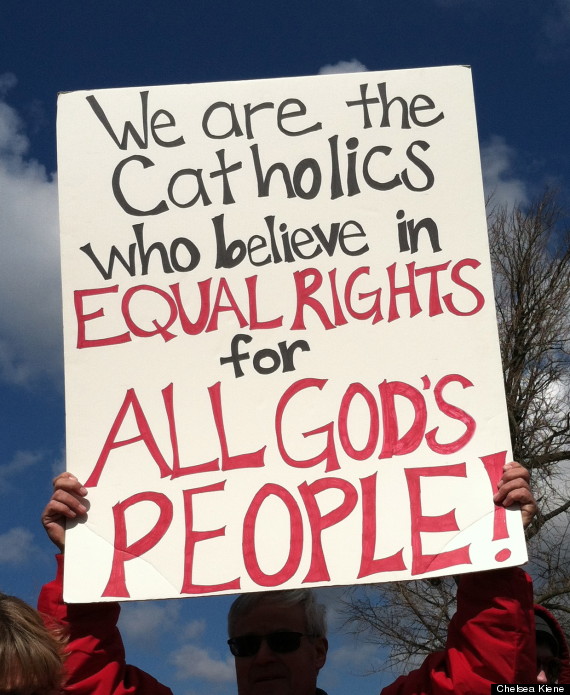 Gay rights are one of the more recent issues in which religion and politics have clashed. Source: Chelsea Keine